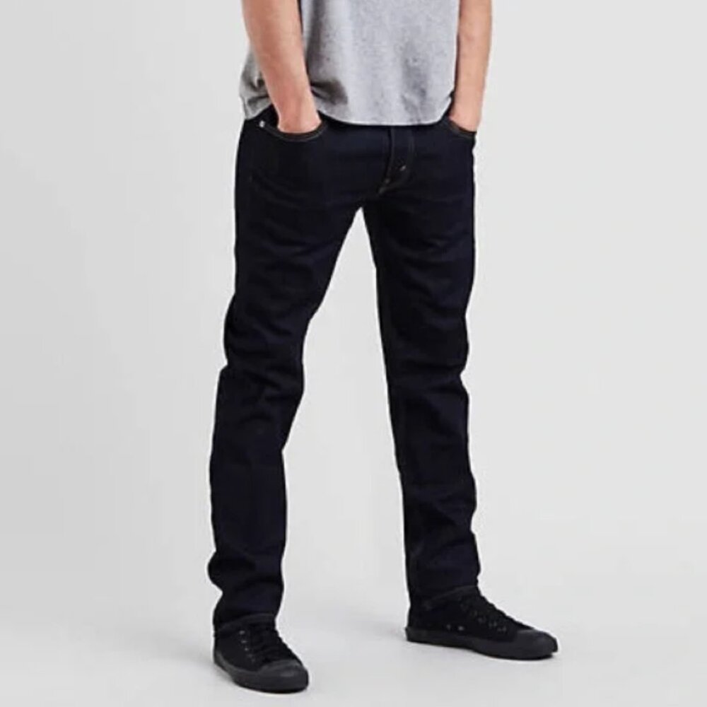 Levi’s 511 Slim Fit Black Jeans Men’s 36x34 Stretch Denim 5 Pocket Pants
